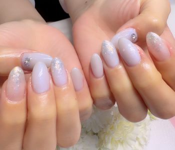 成増徒歩3分のフェイシャルエステ・ネイルサロン ビューティスタジオCenbless（センブレス）清涼感たっぷり♪夏に映えるシアーグレーネイル