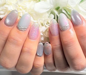 Cenbless　成増フェイシャル＆ネイルサロン　大人気デザインをそのまま♪涼やかミントブルーネイル