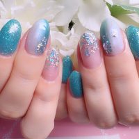 Cenbless 成増フェイシャル&ネイルサロン ターコイズカラーで爽やかに♪透明感あふれる夏ネイル