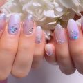 Cenbless　成増フェイシャル＆ネイルサロン　涼やかな輝き♪清涼感あふれる夏ネイル