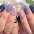成増徒歩3分のフェイシャルエステ・ネイルサロン ビューティスタジオCenbless（センブレス）　人気の夏ネイルを爽やかなブルーで♪涼しげなカラーチェンジ