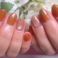 Cenbless　成増フェイシャル＆ネイルサロン　夏休みだからこそ楽しめる♪大人の上品キャメルネイル