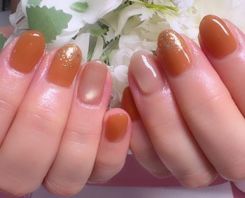 Cenbless　成増フェイシャル＆ネイルサロン　夏休みだからこそ楽しめる♪大人の上品キャメルネイル