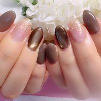 Cenbless　成増フェイシャル＆ネイルサロン　秋を先取り♪カーキブラウンで楽しむ大人の晩夏ネイル