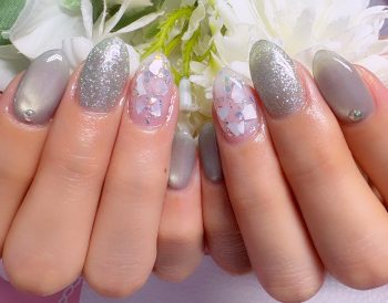 Cenbless 成増フェイシャル&ネイルサロン 人気定額ネイルをミントグリーンで爽やかに♪