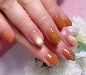 Cenbless　成増フェイシャル＆ネイルサロン　夏休みだからこそ楽しめる♪大人の上品キャメルネイル