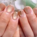 成増徒歩3分のフェイシャルエステ・ネイルサロン ビューティスタジオCenbless（センブレス）　ゴールド好きさんにおすすめ♪上品に煌めく大人のマグネットネイル