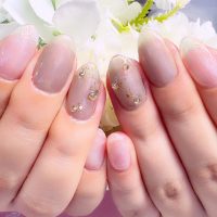 Cenbless　成増フェイシャル＆ネイルサロン　うるっと偏光オーロラ♪美爪を引き立てる上品晩夏ネイル