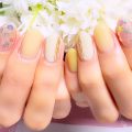 Cenbless　成増フェイシャル＆ネイルサロン　イチョウの色づきを思わせる♪ペールカラーの晩夏ネイル