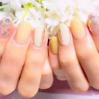 Cenbless　成増フェイシャル＆ネイルサロン　イチョウの色づきを思わせる♪ペールカラーの晩夏ネイル