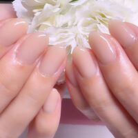 Cenbless　成増フェイシャル＆ネイルサロン　明るめシアーベージュで美しく♪飽きのこない上品ワンカラーネイル
