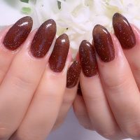 Cenbless　成増フェイシャル＆ネイルサロン　深みブラウンで秋を先取り♪大人シックなフラッシュネイル