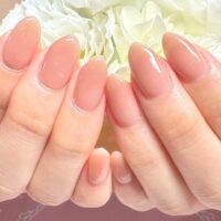 成増徒歩3分のフェイシャルエステ・ネイルサロン ビューティスタジオCenbless（センブレス）　ちゅるんと艶めくチュールブラウン♪上品な大人のワンカラーネイル